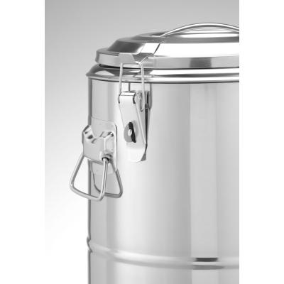 Termoska na přepravu potravin, HENDI, Kitchen Line, 19L, Stříbrná, ⌀350x(H)400mm | 708088
